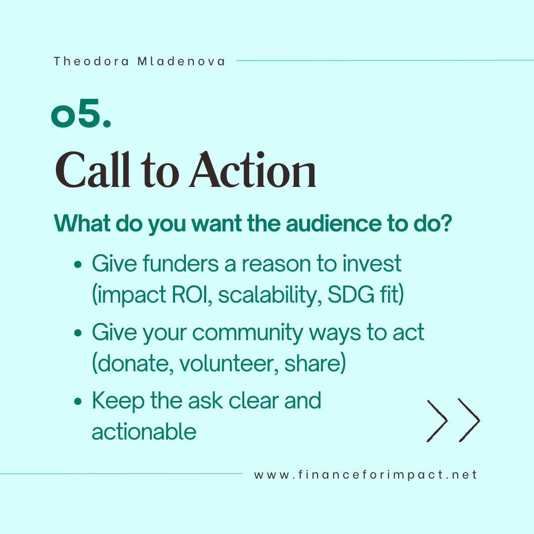Telling your impact story startup founder theory of change