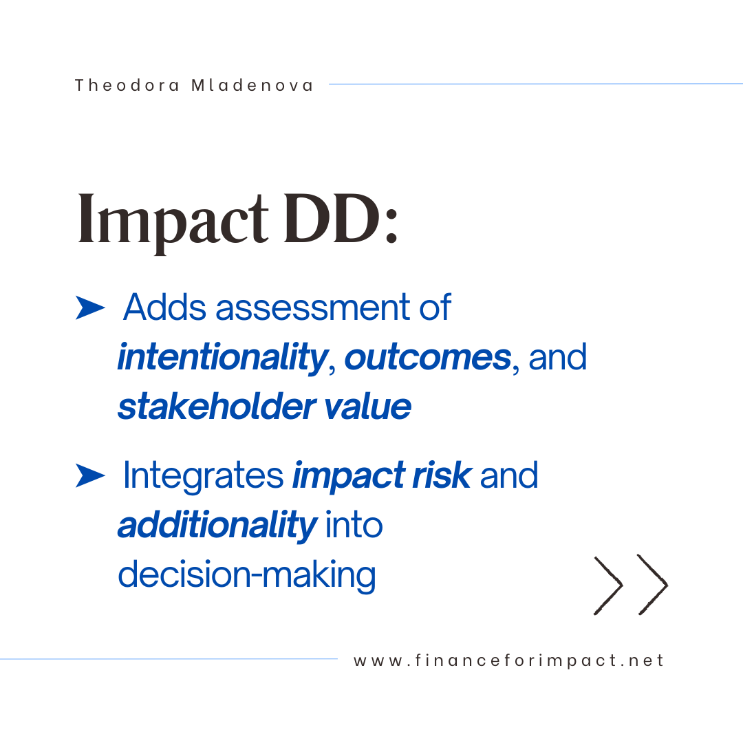 Impact Due Diligence