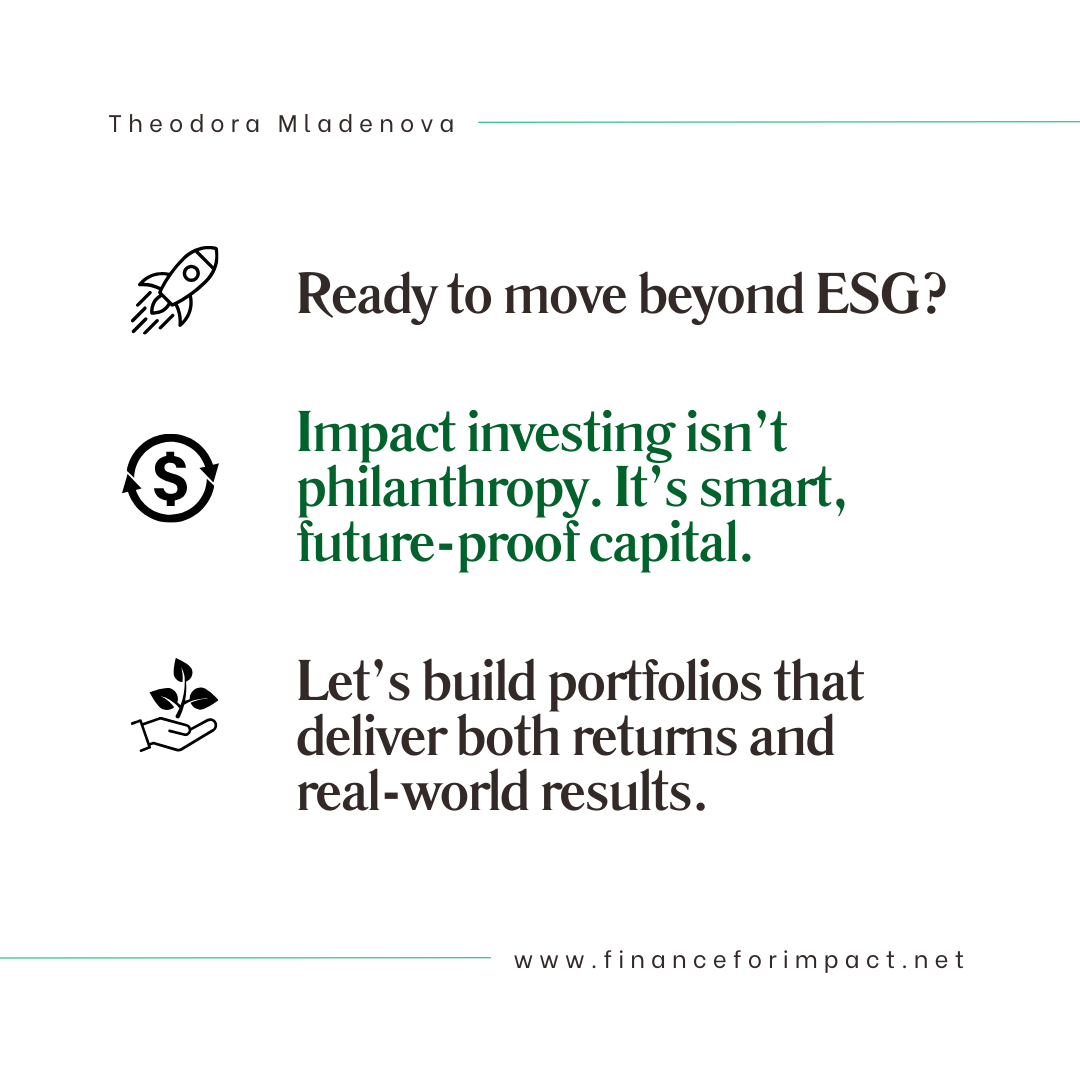 ESG Impact Investing