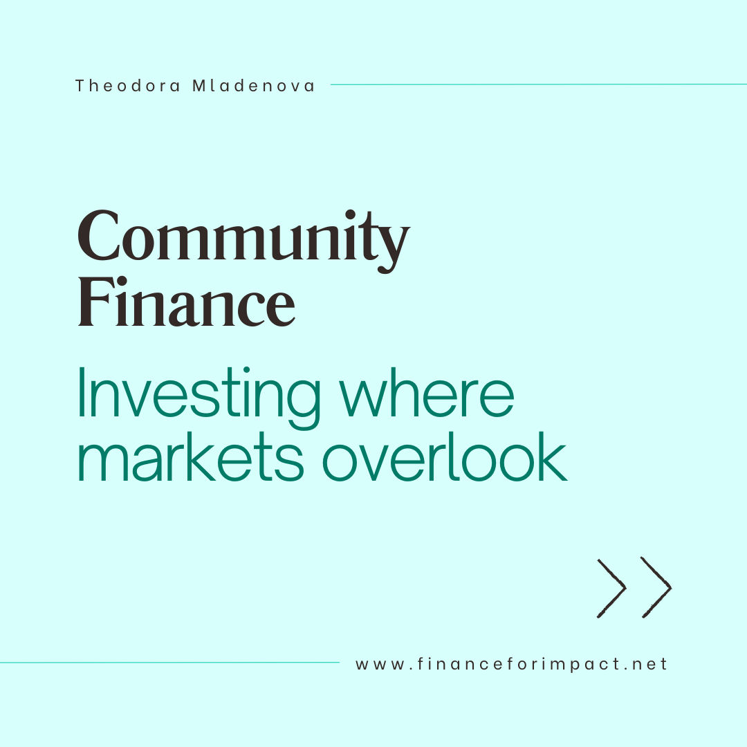 Community bonds; place-based investing; local investing; social finance; impact investing