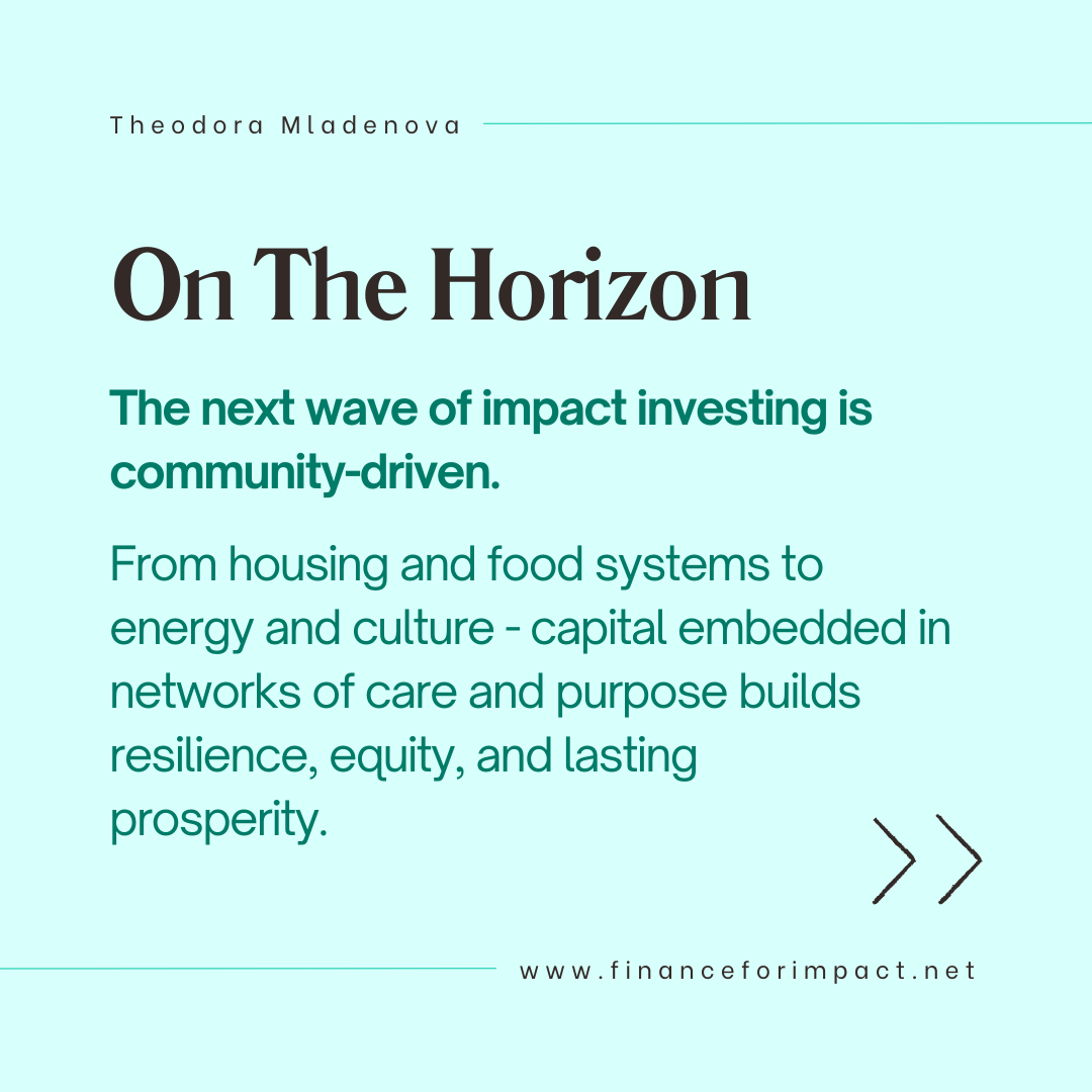 Community bonds; place-based investing; local investing; social finance; impact investing